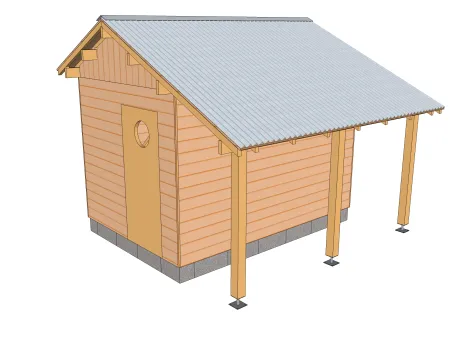 Allgemeine Abmessungen meiner Hütte