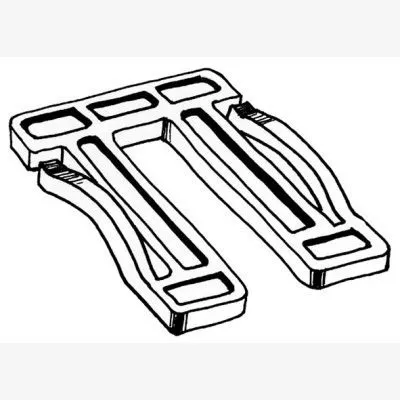 Beutel mit 100 selbstsichernden 5 mm Federkeilen - Réf. CVE7455