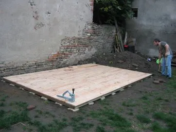 Der Boden ist fertig 