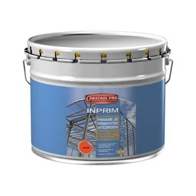 INPRIM : Temporärer Korrosionsschutzprimer für Stahl, Eisen und verschiedene Metalle (nicht rostende Oberfläche) - Réf. OXRIND10