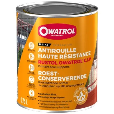 RUSTOL C.I.P : Hochbeständiges Rostschutzmittel : besonders schwierige Bedingungen - bleifrei - Réf. 786