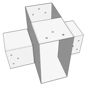 SUNDIY-Stecker Weiß 120 x 240 mm