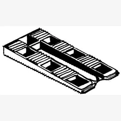 ECO-Box mit 350 Kunststoffkeilen KDS 408F 80x40x8mm - Réf. KDSOE8F
