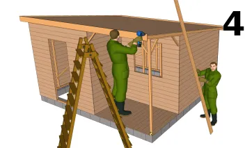 Anbringen der Randbretter 