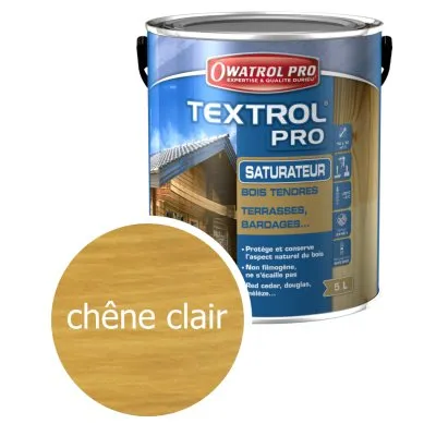 TEXTROL PRO - Spezieller Außen-Weichholzsättiger - Eiche hell - Réf. 1152