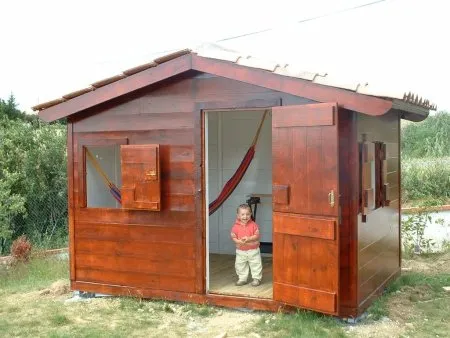 Gartenhaus aus Landeskiefer 