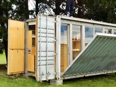 Recycling eines 20-Fuß-Containers : Zoom auf das Projekt von Atelierworkshop 