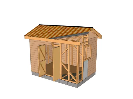 Anatomie eines Gartenhauses 