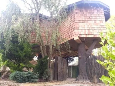 Eine luxuriöse Hütte 