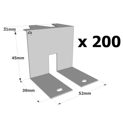 Clip für I-Träger - Réf. ZS45N_200