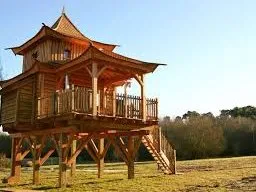 Die Zen- oder orientalische Holzhütte