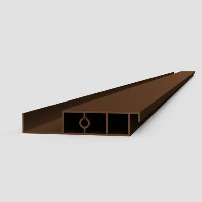XL-Aluminiumblatt 27 mm, Länge 2 m50, RAL7016 strukturiertes Anthrazitgrau
