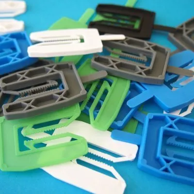 Sortiment von 1200 Flachkeilen, 20x100 mm (1 bis 6 mm) - Réf. AK20S12