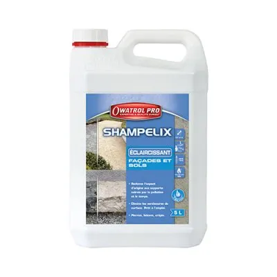 SHAMPELIX : Reinigungs- und Aufhellungsshampoo für Fassaden. Wässrige Phase - Réf. ELISHAMP5