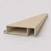 XL-Aluminiumlamelle 29 mm, Länge 2m, YAZD-Struktur, Sandbeige
