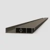 XL-Aluminiumblatt 27 mm, Länge 2 m50, RAL7016 strukturiertes Anthrazitgrau