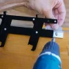 Einfach zu befestigende SUNDIY 20-mm-Aluminiummechanismen in der Farbe RAL 9005 mit Befestigungsclips