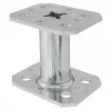 Pfostenfuß mini fest, Höhe (B) : 50mm, Verpackung : 1 Stück - Réf. PPMINI50