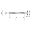 HECO MULTI-MONTI-PLUS SS-Schraube mit HP-Basis - Réf. 48439