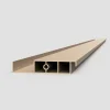 XL-Aluminiumblatt 27 mm, Länge 2 m50, RAL7016 strukturiertes Anthrazitgrau
