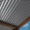 XL-Aluminiumblatt 29 mm, Länge 2m35, RAL9006 strukturiertes Aluminiumgrau