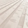 XL-Aluminiumlamelle 29 mm, Länge 2m35, YAZD-Struktur, Sandbeige