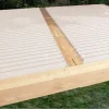 XL-Aluminiumlamelle 29 mm, Länge 2m35, YAZD-Struktur, Sandbeige
