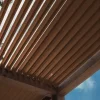 XL-Aluminiumlamelle 29 mm, Länge 2m35, RAL 8011, strukturierte Oberfläche in Marsoxid-Optik