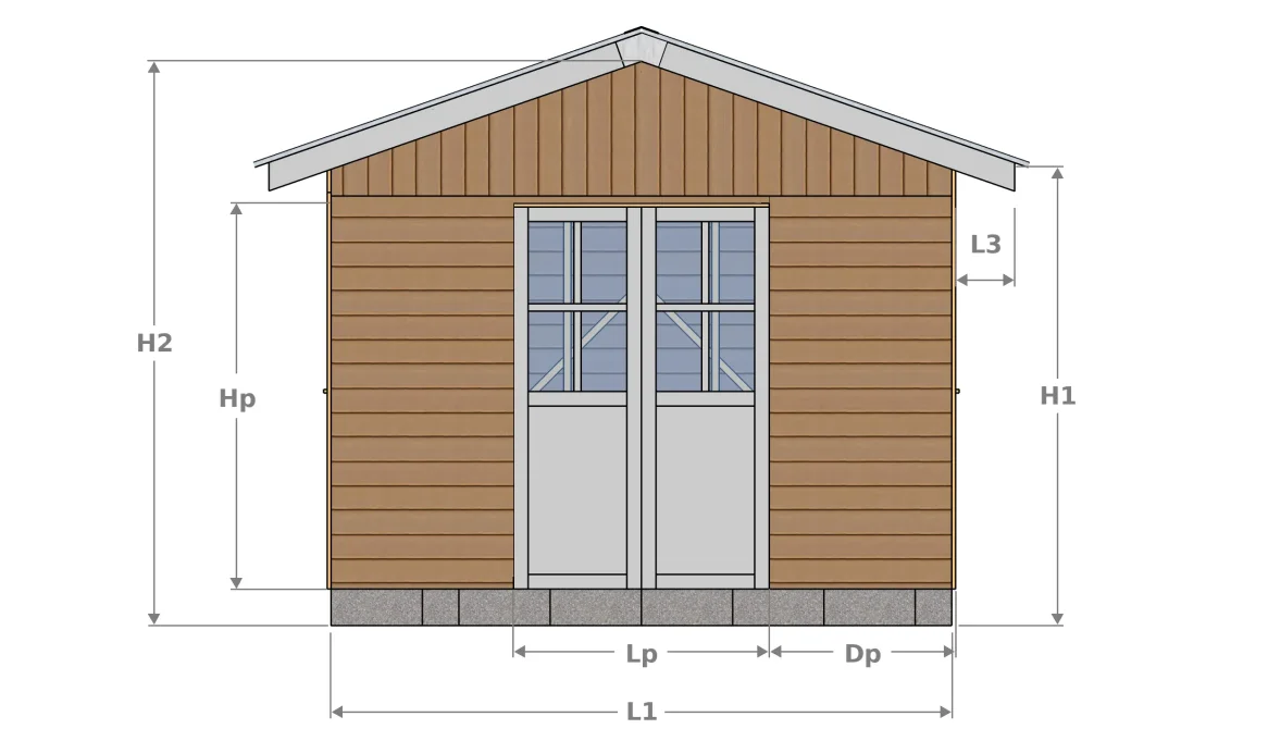 Ansicht Hauptfassade