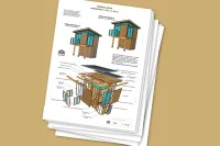 Vorschaubild der Rubrik : Baupläne für Holzbauten (Hütten & Gartenhäuser)