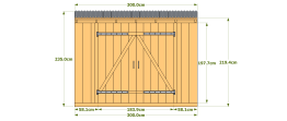 Dimensions façade principale