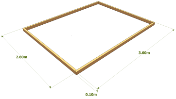 Plateforme en bois