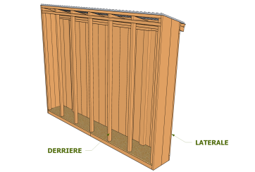 Murs LATERAL et DERRIERE