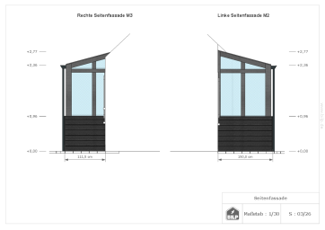 Abmessungen des Modells FALIA