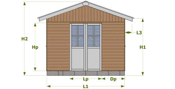 Ansicht Hauptfassade 