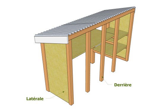 Murs LATERAL et DERRIERE