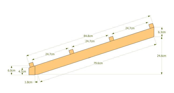 Dimensions chevrons 2