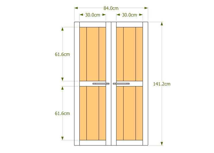 Dimensions de la porte